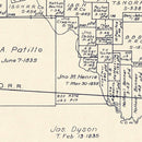 Vintage Map of Orange County, Texas 1921