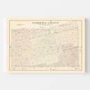 Vintage Map of Andrews County, Texas 1925