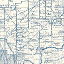 Vintage Map of Tarrant County, Texas 1925