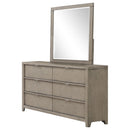 6 Drawer Dresser - Light Gray by HouseOfZazla