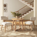 Louise - Split Back Upholstered Dining Side Chair (Set of 2) - Travertine Beige by Unique Piece Furniture