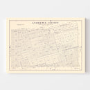 Vintage Map of Andrews County, Texas 1925