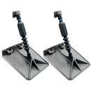 Smart Tabs SX Trim Tabs by Lectrotab 9.5" x 10" f/18'-22' Boats w/80lb Actuators - 150-240HP - Gunmetal Grey
