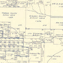 Vintage Map of Archer County, Texas 1926