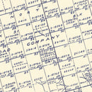 Vintage Map of Borden County, Texas 1922