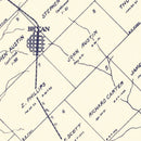 Vintage Map of Brazos County, Texas 1922