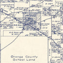 Vintage Map of Clay County, Texas 1924