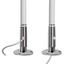 Scout Titan Series 4' White VHF Antenna 3dB Stainless Steel Ferule w/5M RG-58 Includes PL-259