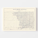 Vintage Map of Deaf Smith County, Texas 1926