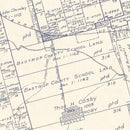 Vintage Map of Fisher County, Texas 1921
