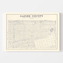 Vintage Map of Gaines County, Texas 1922