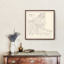 Vintage Map of Gregg County, Texas 1927