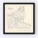 Vintage Map of Gregg County, Texas 1927