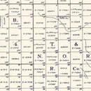 Vintage Map of Hartley County, Texas 1925