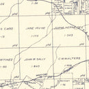 Vintage Map of Henderson County, Texas 1922