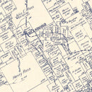Vintage Map of Hill County, Texas 1922