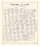 Vintage Map of Howard County, Texas 1922
