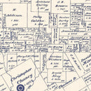 Vintage Map of Johnson County, Texas 1927