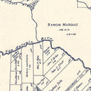 Vintage Map of Karnes County, Texas 1921