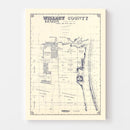 Vintage Map of Kenedy County, Texas 1921