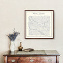 Vintage Map of Kent County, Texas 1921