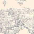 Vintage Map of Marion County, Texas 1920