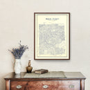 Vintage Map of Mason County, Texas 1921