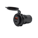 Bluewater Round Dual USB/USB-C Charger