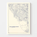 Vintage Map of Maverick County, Texas 1927