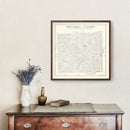 Vintage Map of Mitchell County, Texas 1922