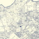 Vintage Map of Montague County, Texas 1924