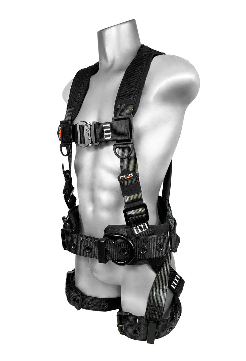 Frontline 110CTB-DC Digital Camo Full Body Harness with Aluminum Hardware and Suspension Trauma Straps XL/2X