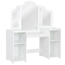 Kids Tri Folding Mirror Makeup Dressing Vanity Table Set by LJGDeals