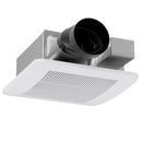 50/80/110 CFM Ceiling Mount Bathroom Fan with Pick-A-Flow and 4 Inches Duct by LJGDeals