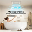 50/80/110 CFM Ceiling Mount Bathroom Fan with Pick-A-Flow and 4 Inches Duct by LJGDeals