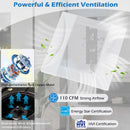 110 CFM Ceiling Mount Exhaust Ventilation Fan with Metal Housing by DirectDeals
