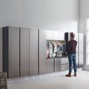 Nova Series - Drawer Wall Mounted Garage Cabinet - Dark Gray by HouseOfZazla