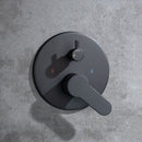 3 Hole Wall Mount Widespread Bathroom Waterfall Bathtub Faucet Mixer Taps with Hand Shower