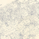 Vintage Map of Navarro County, Texas 1924
