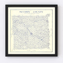 Vintage Map of Scurry County, Texas 1921