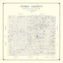 Vintage Map of Terry County, Texas 1926