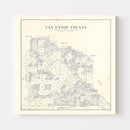 Vintage Map of Van Zandt County, Texas 1921