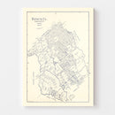 Vintage Map of Victoria County, Texas 1921