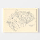 Vintage Map of Wilson County, Texas 1921
