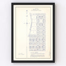 Vintage Map of Buffalo Gap, Texas 1929