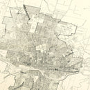 Vintage Map of Austin, Texas 1943
