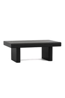 Abdar Wood Coffee Table – Black