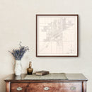 Vintage Map of Abilene, Texas 1930