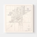 Vintage Map of Abilene, Texas 1930