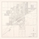 Vintage Map of Abilene, Texas 1930